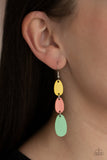 Paparazzi Earrings - Rainbow Drops - Multi