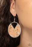 Paparazzi Earrings - Nod to Nature - White