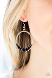 Paparazzi Earrings - Self-Made Millionaire - Black