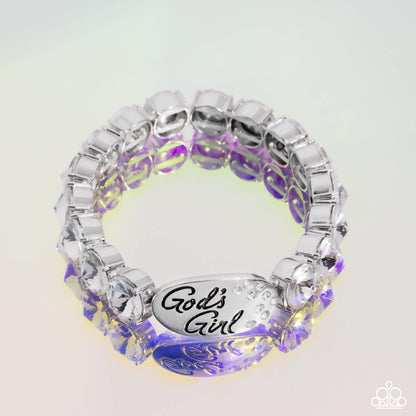 Paparazzi Bracelet - Gods Grace - White - Empire Diamond Exclusive