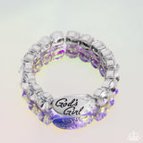 Paparazzi Bracelet - Gods Grace - White - Empire Diamond Exclusive