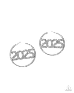 Paparazzi Earrings - This is Gonna Be My Year - White