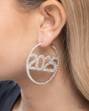 Paparazzi Earrings - This is Gonna Be My Year - White