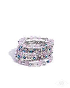 Paparazzi Bracelet - Sizzling Stack - Pink Diamond Encore