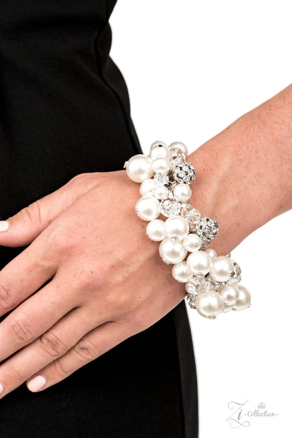 Paparazzi Zi Bracelet - Couture Celebrator - White