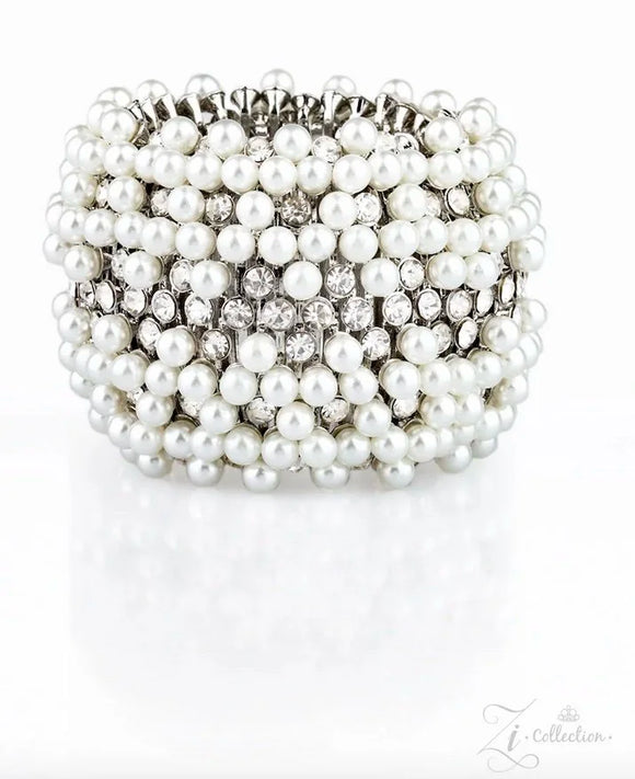 Paparazzi Zi Bracelet - One In a BILLIONAIRE - White