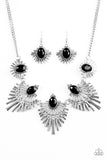 Paparazzi Necklace - Miss YOU-niverse - Black