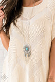 Paparazzi Necklace - Desert Culture - Blue - Fashion Fix June 2020