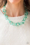 Paparazzi Necklace - Ice Queen - Green
