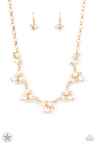 Paparazzi Blockbuster Necklace - Toast To Perfection - Gold