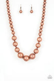 Paparazzi Necklace - Living Up To Reputation - Copper