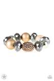 Paparazzi Blockbuster Bracelet - All Cozied Up - Brown