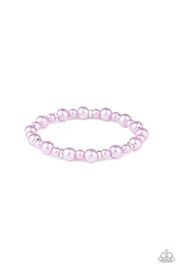 Paparazzi Bracelet - Powder and Pearls - Purple