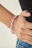 Paparazzi Bracelet - Powder and Pearls - Purple