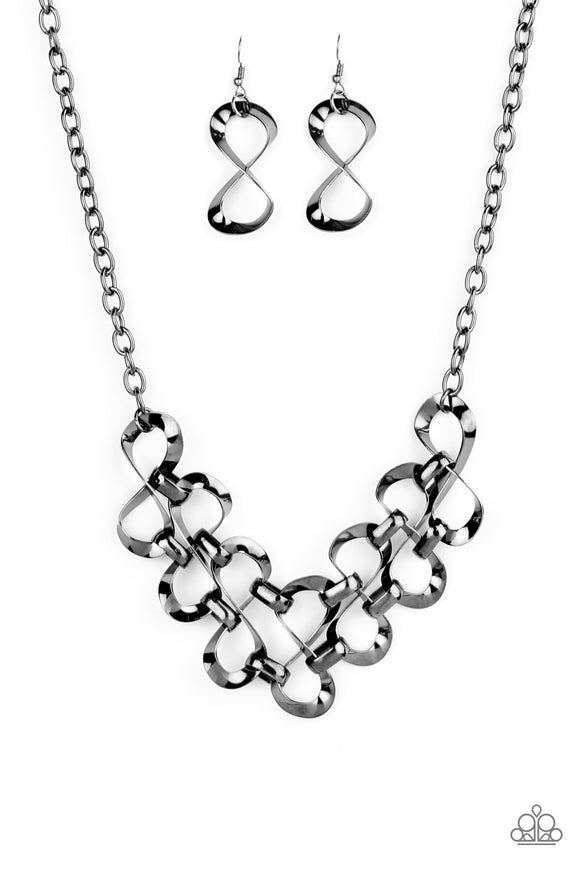 Paparazzi Necklace - Work, Play, and Slay - Black