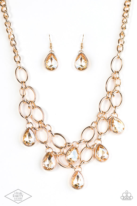 Paparazzi Necklace - Show-Stopping Shimmer - Gold
