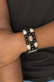 Paparazzi Bracelet - Undeniably Dapper - Black