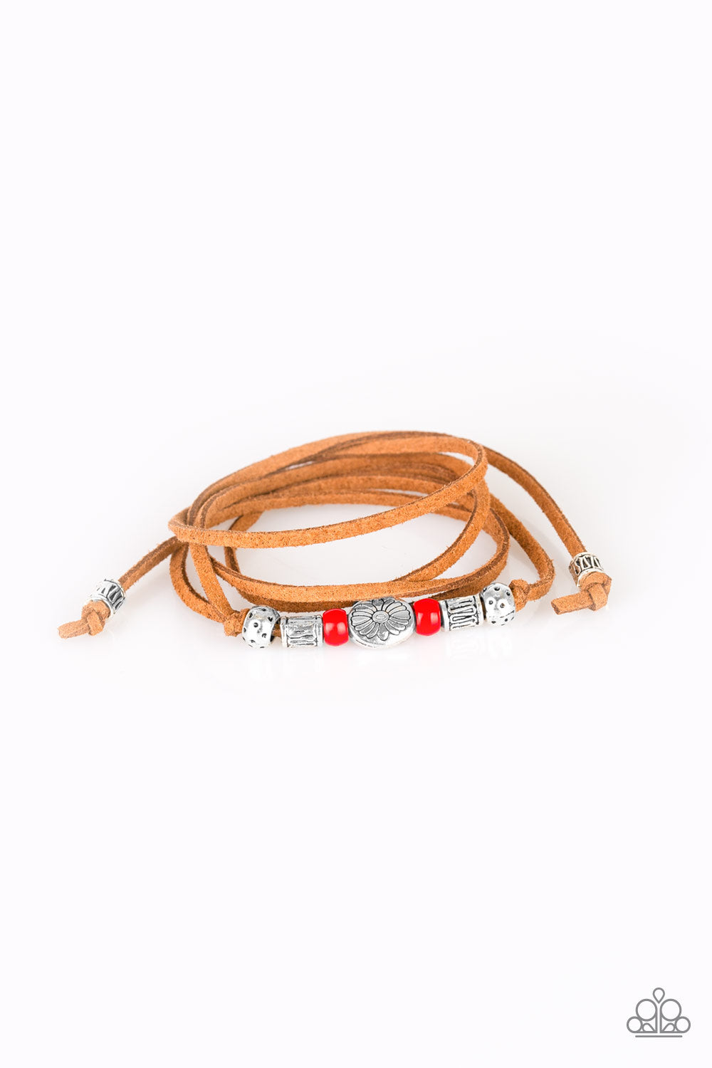 Paparazzi Bracelet - Clear A Path - Red