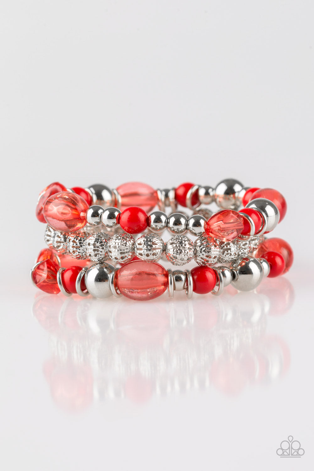 Paparazzi Bracelets - Malibu Marina - Red