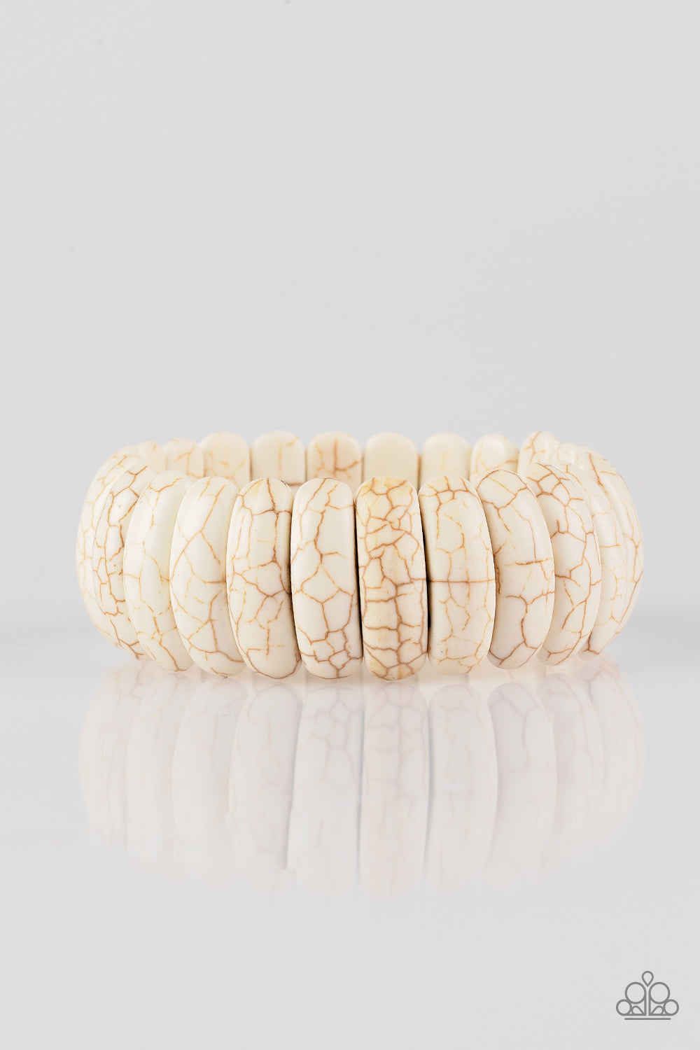 Paparazzi Bracelet - Peacefully Primal - White