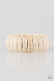 Paparazzi Bracelet - Peacefully Primal - White