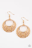 Paparazzi Earrings - Grapevine Glamorous - Gold