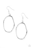 Paparazzi Earrings - Eco Chic - Silver