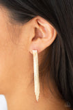 Paparazzi Earrings - Night At The Oscars - Gold