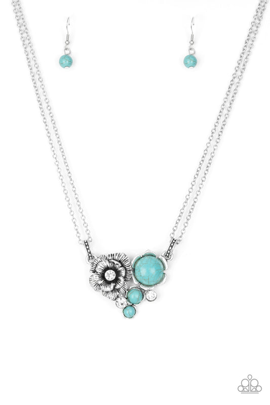 Paparazzi Necklace - Desert Harvest - Blue