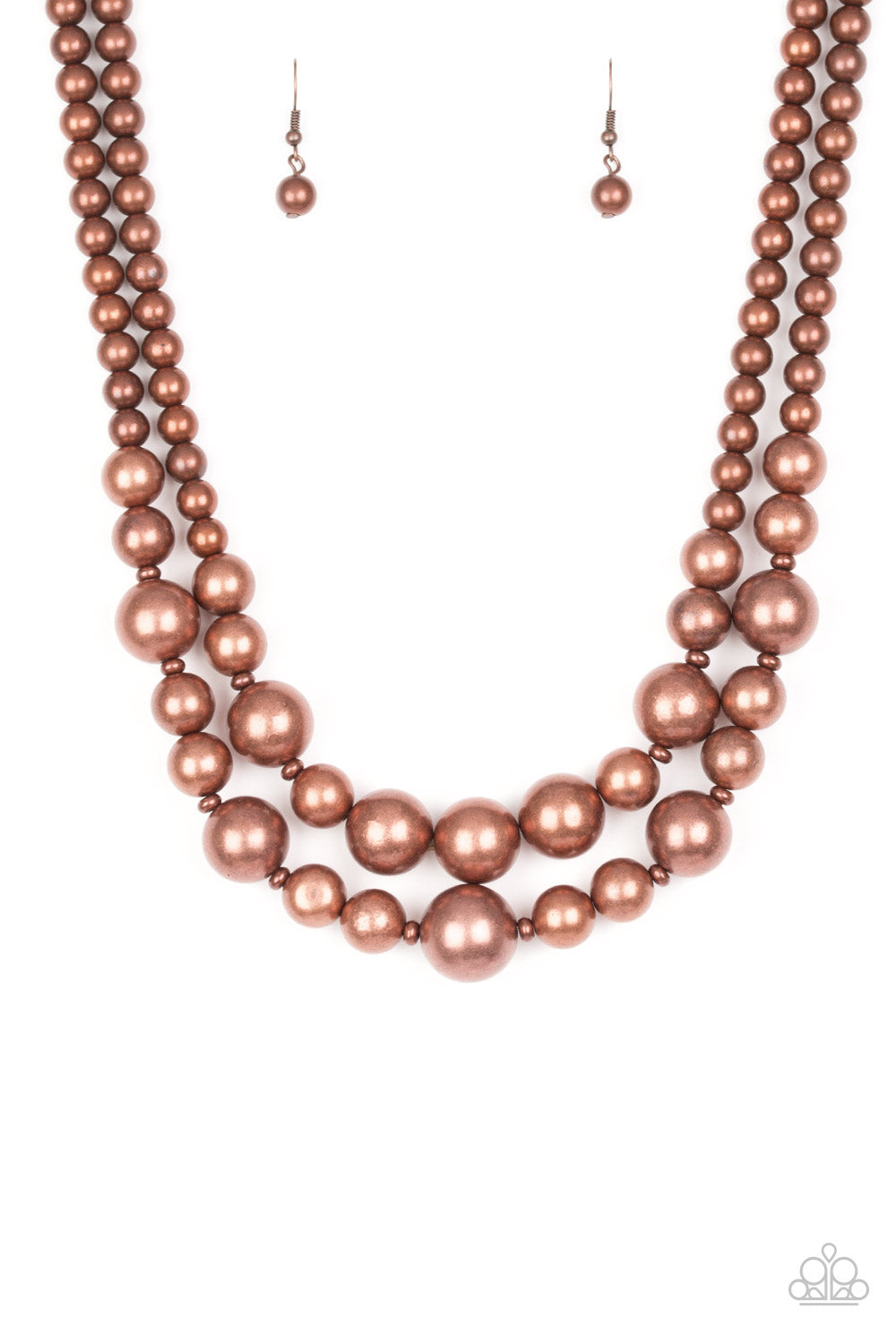 Paparazzi Necklace - I Double Dare You - Copper