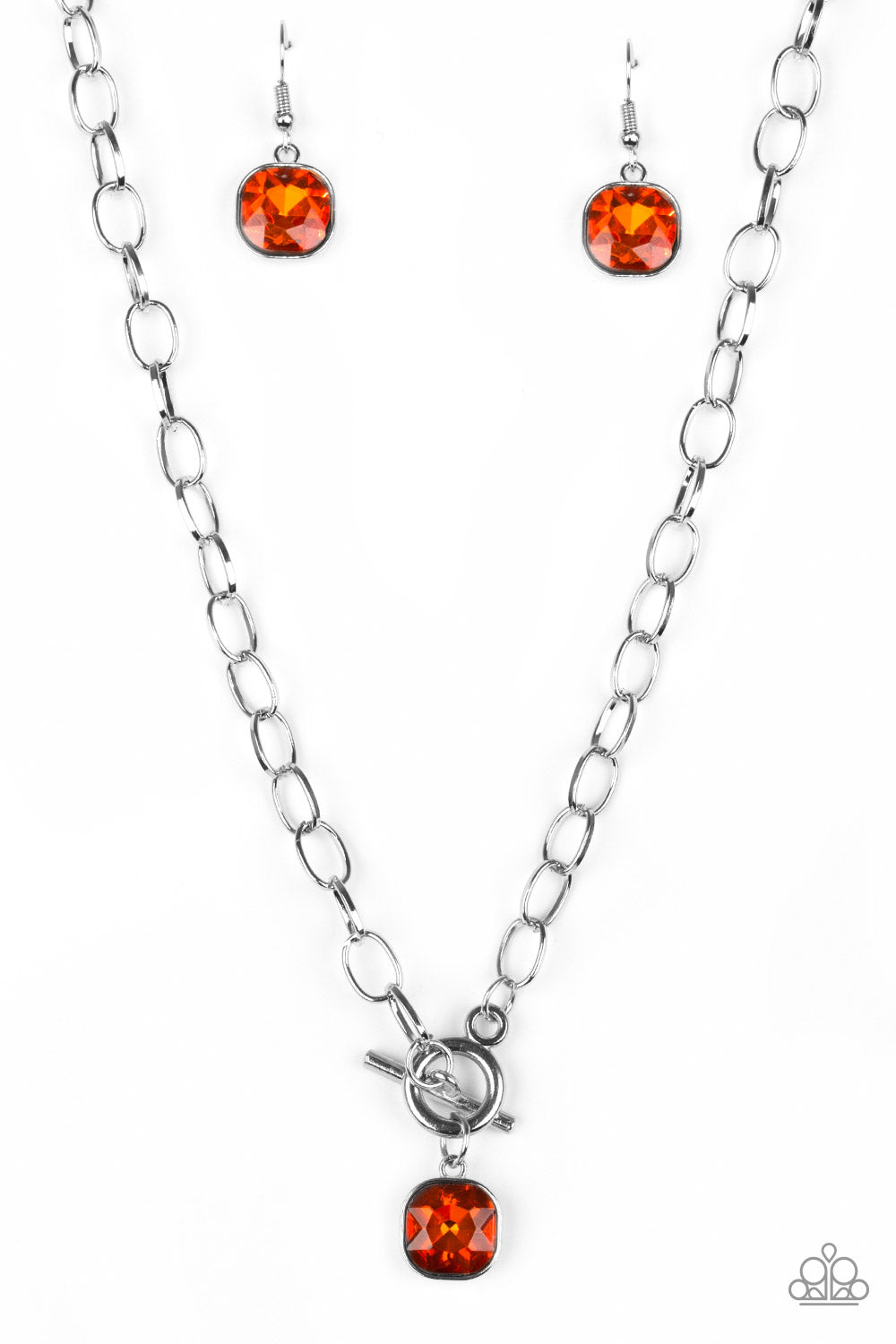 Paparazzi Necklace - Dynamite Dazzle - Orange