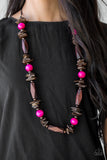 Paparazzi Necklace - Cozumel Coast - Pink