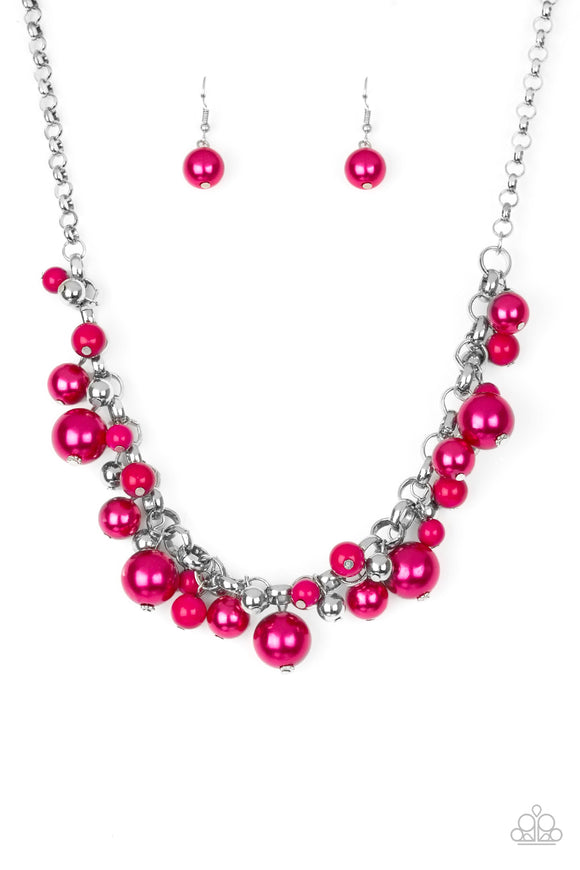 Paparazzi Necklace -   The Upstater - Pink