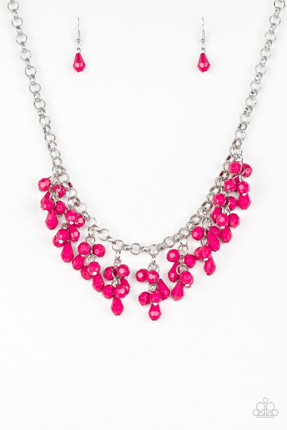 Paparazzi Necklace - Modern Macarena - Pink