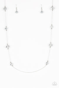 Paparazzi Necklace - Champagne On The Rocks - Silver