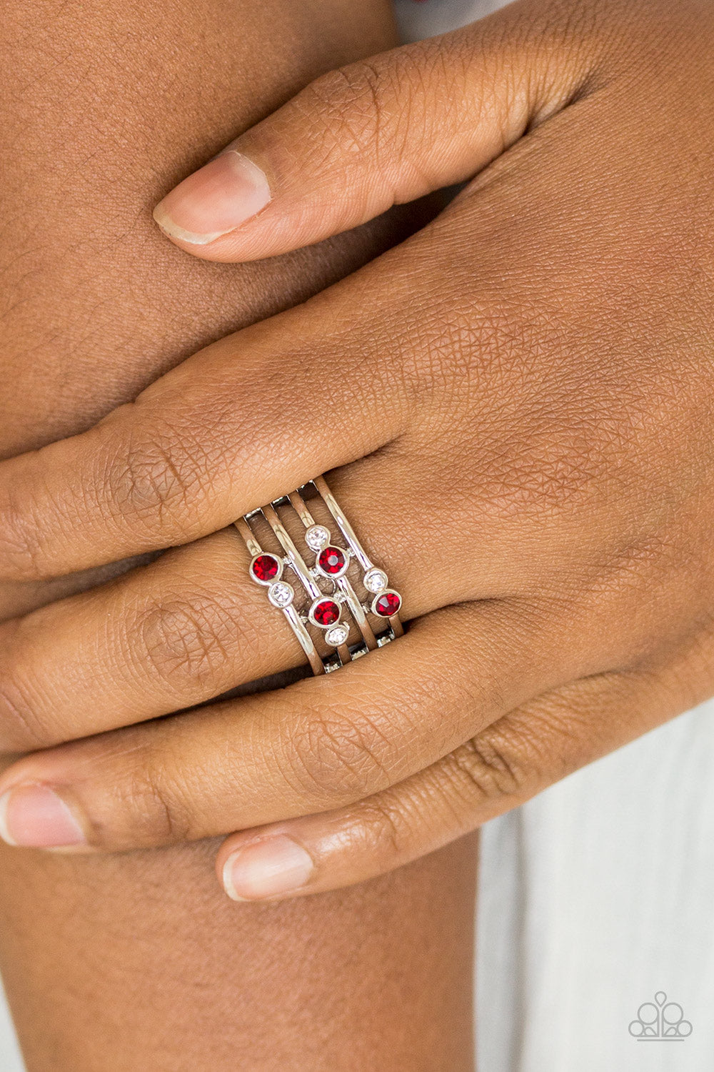 Paparazzi Ring - Sparkle Showdown - Red