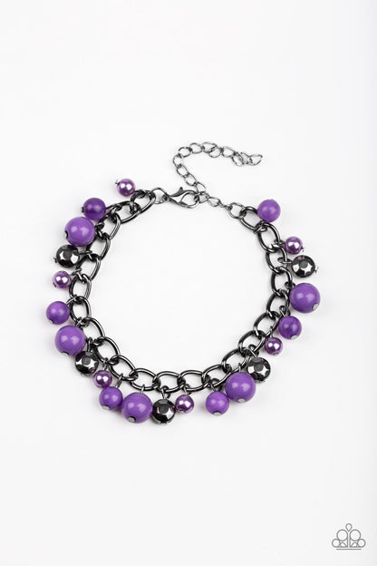 Paparazzi Bracelet - Hold My Drink - Purple