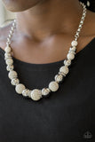 Paparazzi Necklace - The Ruling Class - White