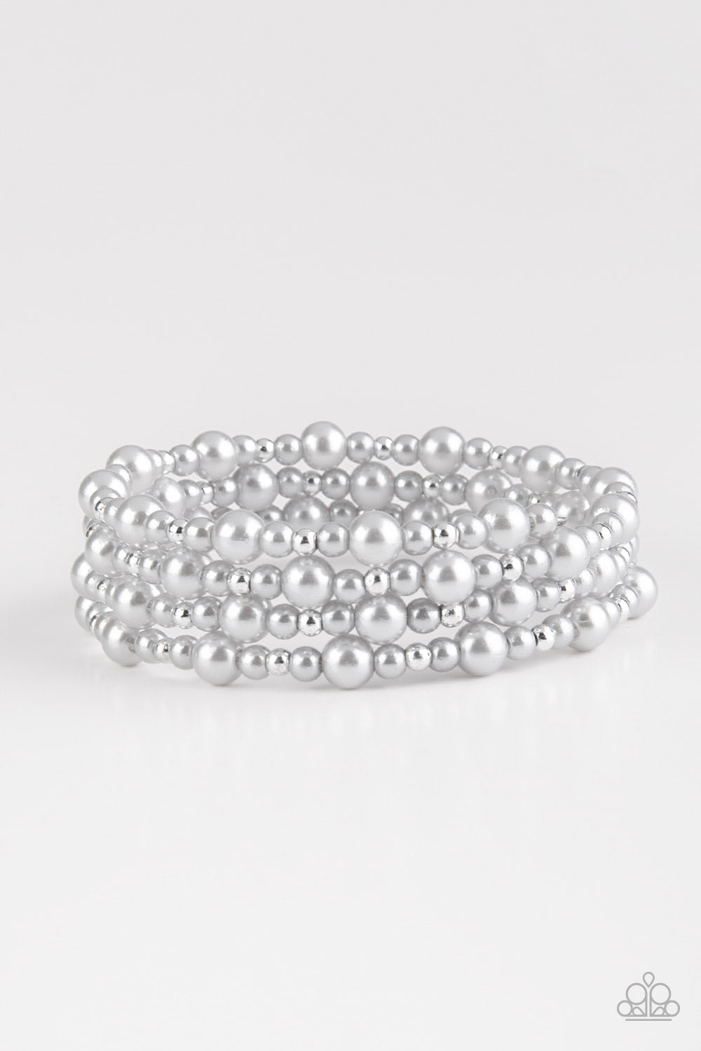 Paparazzi Bracelet - Classic Confidence - Silver