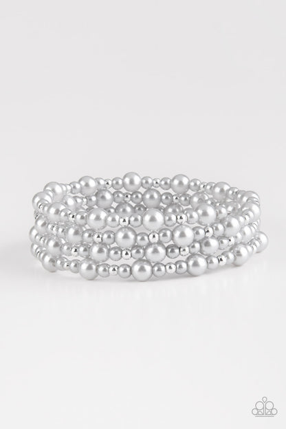 Paparazzi Bracelet - Classic Confidence - Silver