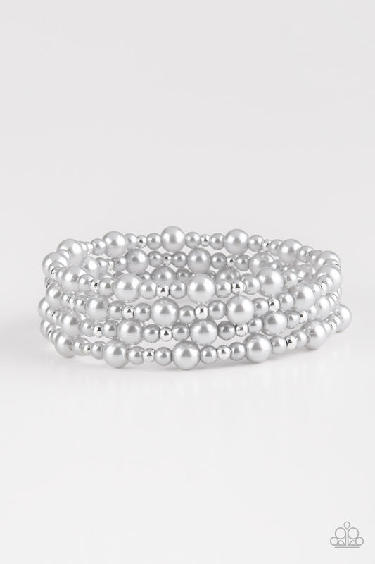 Paparazzi Bracelet - Classic Confidence - Silver