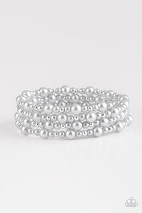 Paparazzi Bracelet - Classic Confidence - Silver