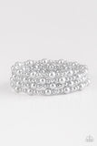 Paparazzi Bracelet - Classic Confidence - Silver