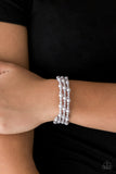 Paparazzi Bracelet - Classic Confidence - Silver