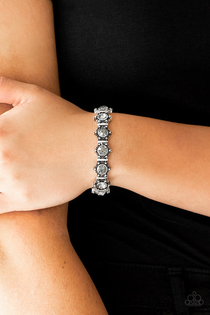 Paparazzi Bracelet - Strut Your Stuff - Silver