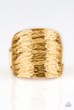Paparazzi Ring - Paleo Patterns - Gold