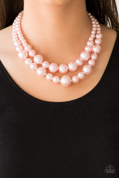 Paparazzi Necklace - The More The Modest - Pink