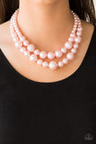 Paparazzi Necklace - The More The Modest - Pink