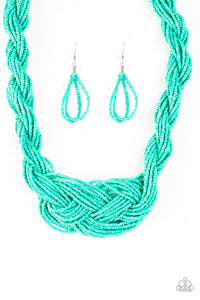 Paparazzi Seed Bead Necklace - A Standing Ovation - Blue