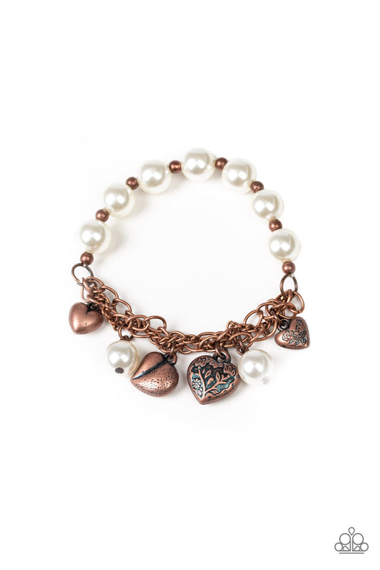 Paparazzi Bracelet - More Amour - Copper